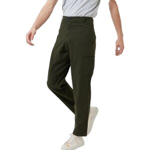 Oliver Spencer Cotton Judo Pant Green Mens Small